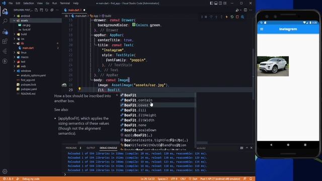 Flutter Image Widget | Flutter Bootcamp 2023 | Flutter 3.7 Complete Course for Beginners in Hindi смотреть онлайн