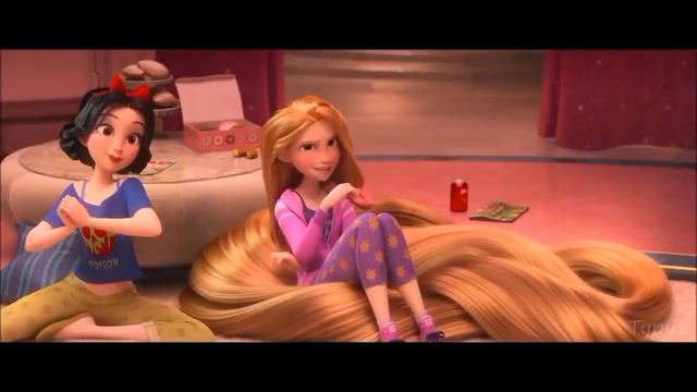 Сцена із мультфільму " Ральф проти інтернета " | Озвучка від каналу Pretty liars Ukraine смотреть онлайн