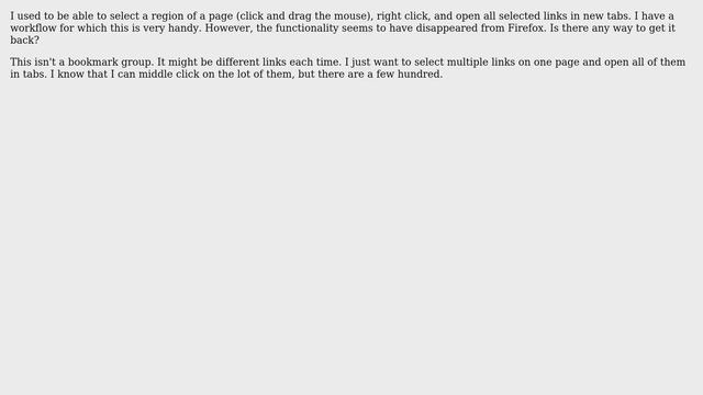 Can I select and open multiple links in Firefox? смотреть онлайн