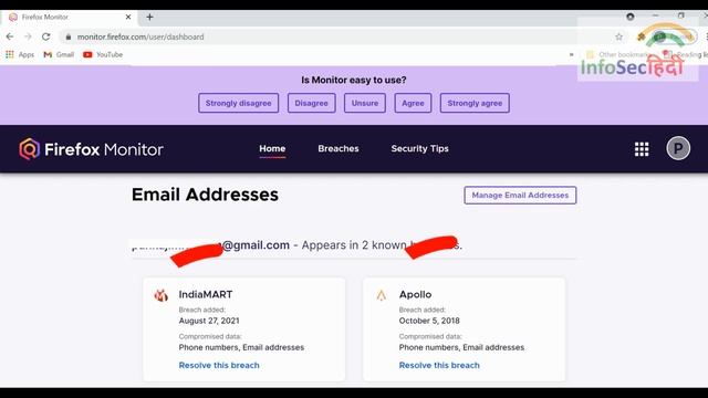 cyber safety | Cyber Security Awareness tip | firefox monitor | firefox monitor in Hindi смотреть онлайн