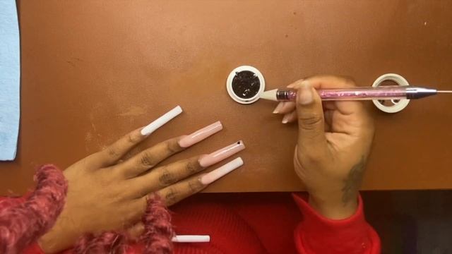 Acrylic Nails For Beginners/Black Valentine Hearts смотреть онлайн