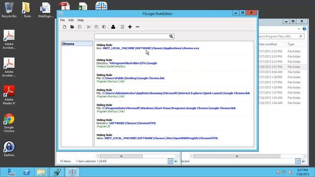 FSLogix Apps -- Application Visibility -- Demo for Chrome смотреть онлайн