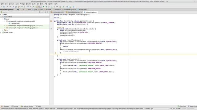 Android Tutorial #47 - Die Rechteabfrage für API 23 bzw. Android 6 und aufwärts смотреть онлайн