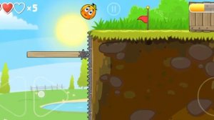 как пройти уровень 6 в red ball 4!?