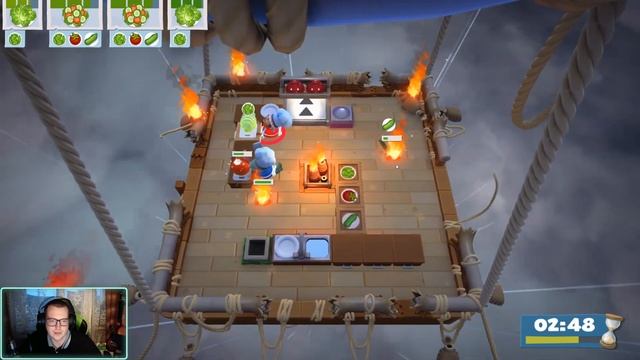 Overcooked 2! Я и Shepa в симуляторе адской кухни!