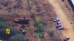 «Хезболла» опубликовала кадры поражения из ПТРК «Almas-3» израильского танка Merkava Mk.4.