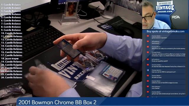 03-19-2019 2001 Bowman Chrome Baseball Box 2 смотреть онлайн