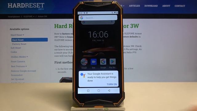 How to Disable Google Assistant Feature in Ulefone Armor 3W - Turn Off Hey Google смотреть онлайн