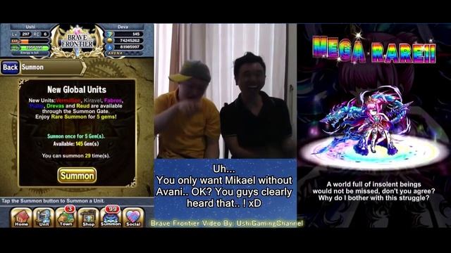 Brave Frontier Global 500 Gems Rare Summon For Mikael & Avani (With Milko) #9 смотреть онлайн