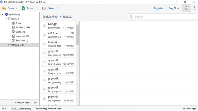How to Convert Seamonkey Emails – Exporting Process смотреть онлайн
