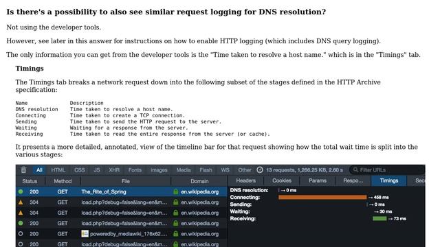 Is it possible to see the DNS resolving query in Firefox developer tools? смотреть онлайн