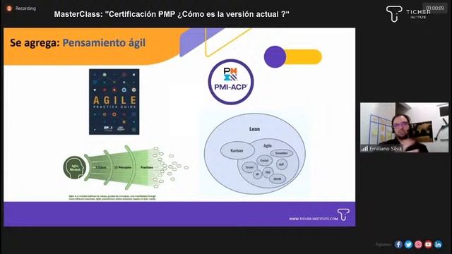 MasterClass: "Certificación PMP ¿Cómo es la versión actual ?" смотреть онлайн