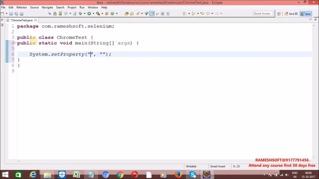 RAMESHSOFT:How to launch chrome browser in Selenium|| Selenium in Realtime смотреть онлайн
