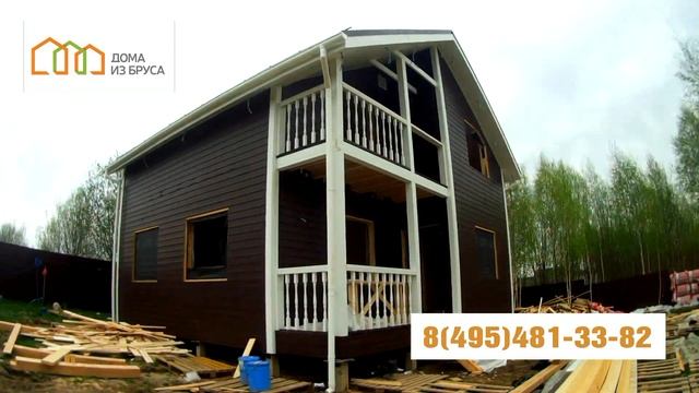 Каркасный дом полтора этажа в СНТ "Ветеран" смотреть онлайн