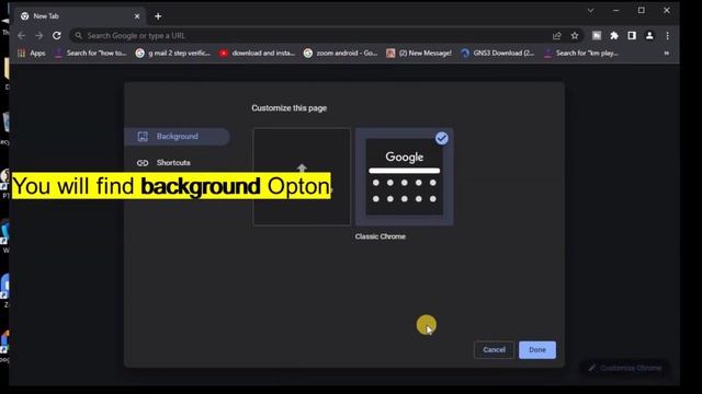 Add Own Image On Chrome Browser Background Screen | Set Google Chrome Background Screen смотреть онлайн