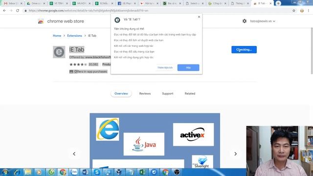 Hướng dẫn cài IE Tab trên Chrome khắc phục lỗi không chọn được tệp tờ khai смотреть онлайн
