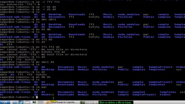 How to delete a file in Unix смотреть онлайн