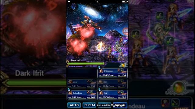 FF Brave Exvius : Beast of The Dark Esper ELT (Dark Ifrit & Dark Shiren) | 2 Turn Kill - FFBE смотреть онлайн