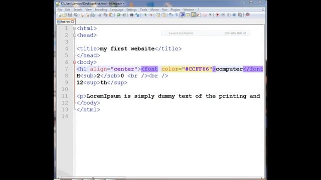 6.HTML Text Formatting Part 3 | Class 6 | Black Terminal Computer Institute смотреть онлайн