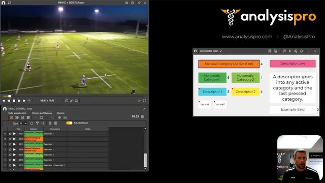 Nacsport Tutorial - The 'Descriptor Law' for Nacsport Tagging Windows смотреть онлайн
