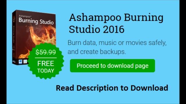 Ashampoo Burning Studio 2016 смотреть онлайн