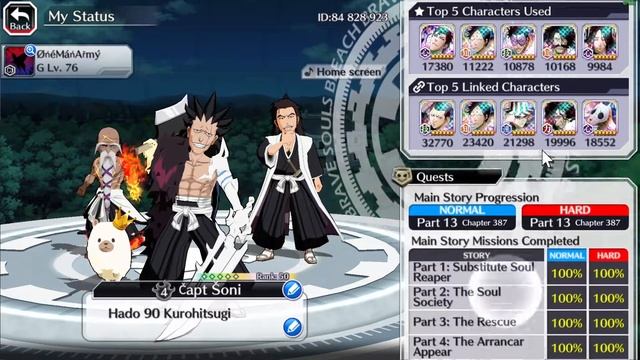 GIVEAWAY and Bleach Brave Souls Account Showcase 100 SUBS смотреть онлайн
