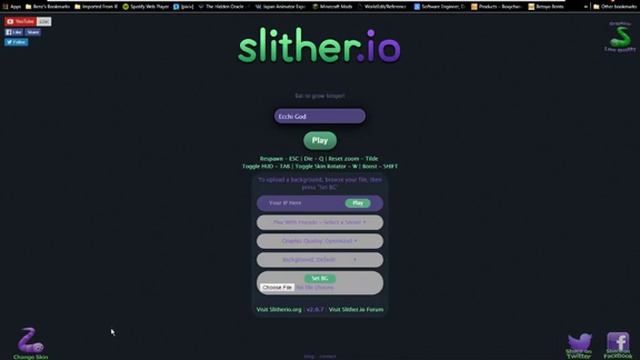How To Get MODS Using Chrome Extension To Slither.io!  ()()()()()()()()(:)