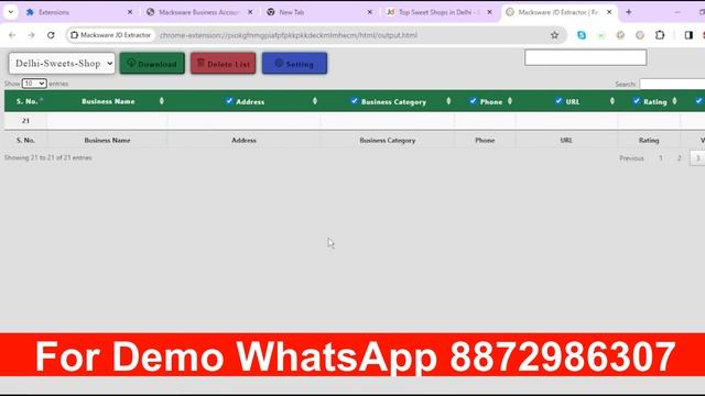 Just Dial Extractor | JD Chrome Extension смотреть онлайн