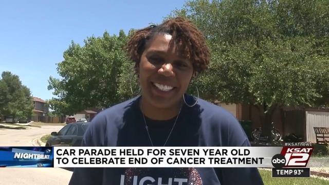 Car parade held for 7-year-old San Antonio boy to celebrate end of cancer treatment смотреть онлайн