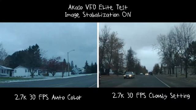 Akaso V50 Elite Cloudy Setting Test смотреть онлайн