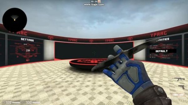 Skeleton Knife Animation