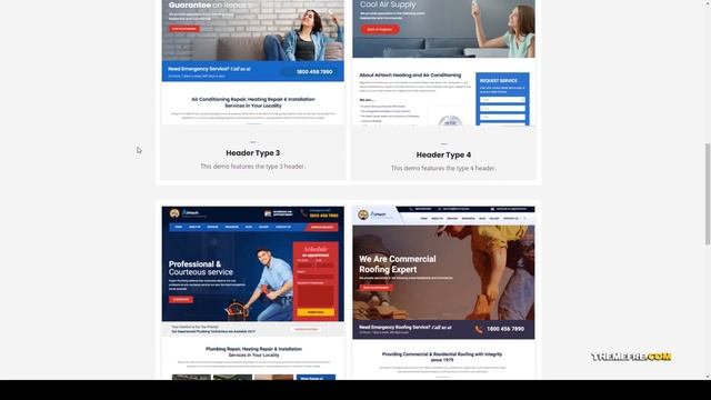 Airtech - Plumber HVAC and Repair theme plumber handyman Build Website смотреть онлайн