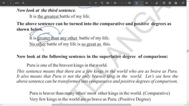 TET-DSC English || 7th class || Unit-3 || Puru, the Brave || Textbook Grammar смотреть онлайн