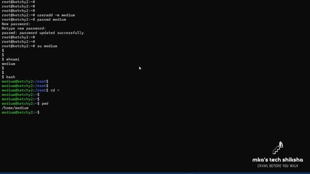 Add New Users to Linux with Home Directory, Sudo privileges, Default login shell смотреть онлайн