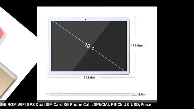 2018 New 2.5D IPS Screen 10 Inch Android Tablet PC Phablet MTK смотреть онлайн