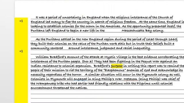 DBQ-Get 5Pts With Just 2 Paragraphs