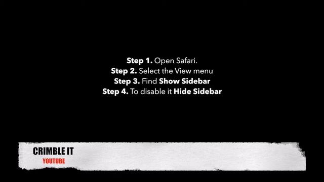 How to show or hide sidebar Safari OSX смотреть онлайн