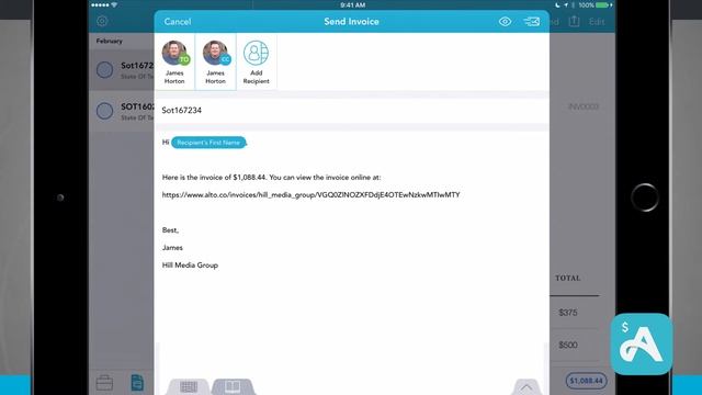Alto Invoicing - Cloud Estimates & Business Reporting iPad App Demo смотреть онлайн