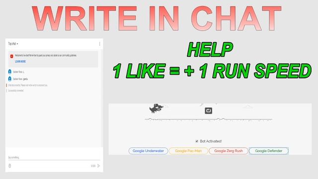 Playing Chrome Dinosaur Game , Every like makes it Faster |Bot Plays Chrome Dinosaur Game| смотреть онлайн