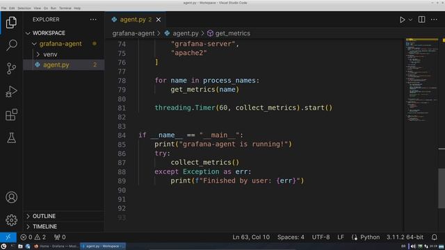 13.0 Grafana Agent | Coletando métricas de desempenho periodicamente смотреть онлайн