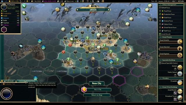 CivV Brave New World China: Ep77 Argos смотреть онлайн