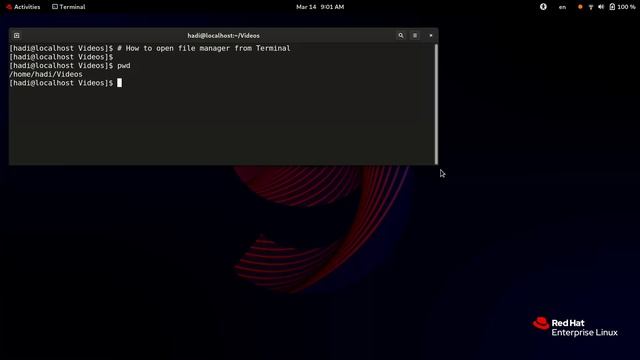 How to open File Manager from Terminal Window - Linux смотреть онлайн