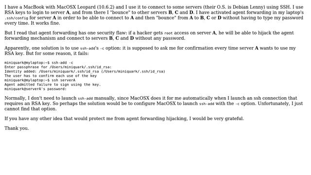 DevOps & SysAdmins: How can I activate ssh-agent confirmation in MacOSX Leopard? (2 Solutions!!) смотреть онлайн