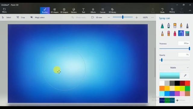 How to draw a realistic night sky scenery in ms paint 3d | Paint 3d tutorial | Paint 3d | scenery смотреть онлайн