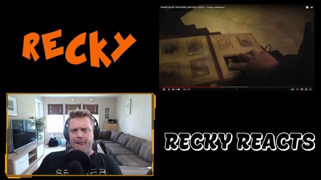 Recky reacts to: PHANTOM OF THE OPERA - Tommy Johansson смотреть онлайн