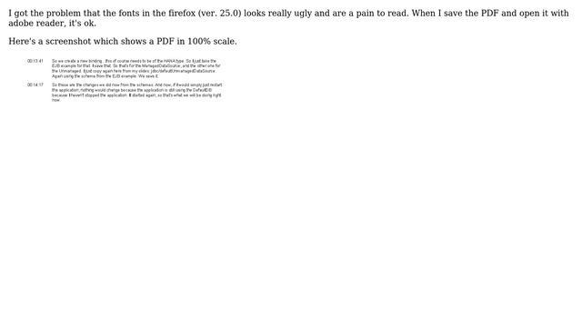 Why is the font in firefox embeded pdf reader so ugly? смотреть онлайн