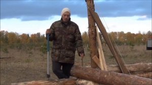 3 Строительство из цельного бревна  Возведение стен дома