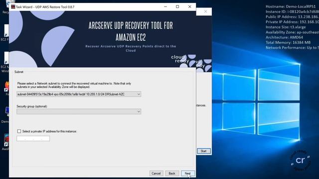 Cloud Ready - Arcserve UDP Recovery Tool for Amazon EC2 смотреть онлайн