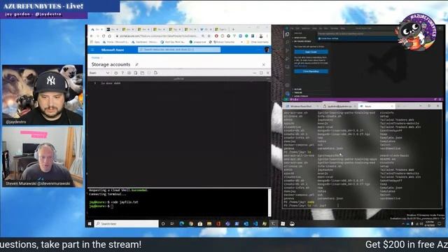 AzureFunBytes - Episode 3 - Azure Cloud Shell with @StevenMurawski смотреть онлайн