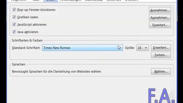 Firefox 3 Standard Schriftart festlegen смотреть онлайн